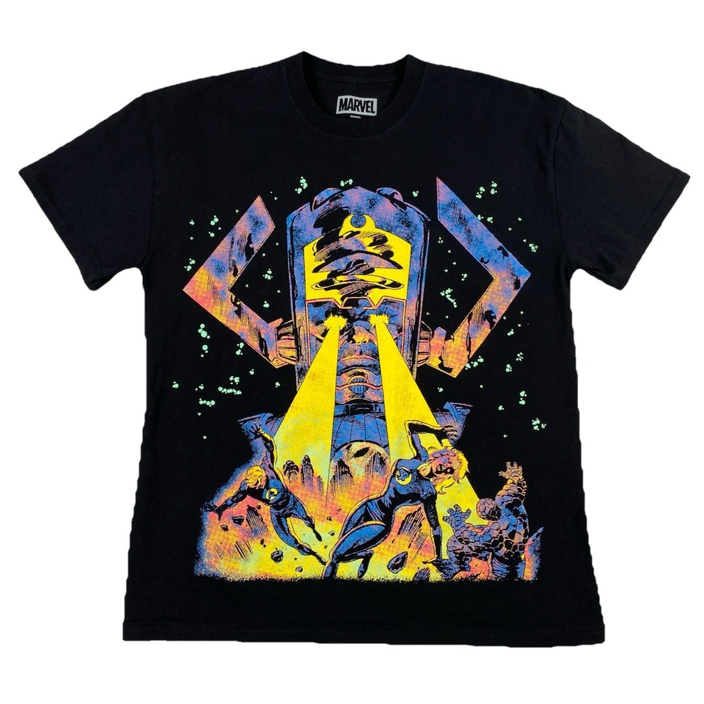 American Thrift x Marvel Fantastic Four Galactus T-Shirt Black Men's XS